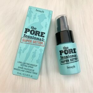 4/$30 Sale💫Benefit Porefessional Super Setter Setting Spray Mini .5 fl.oz
